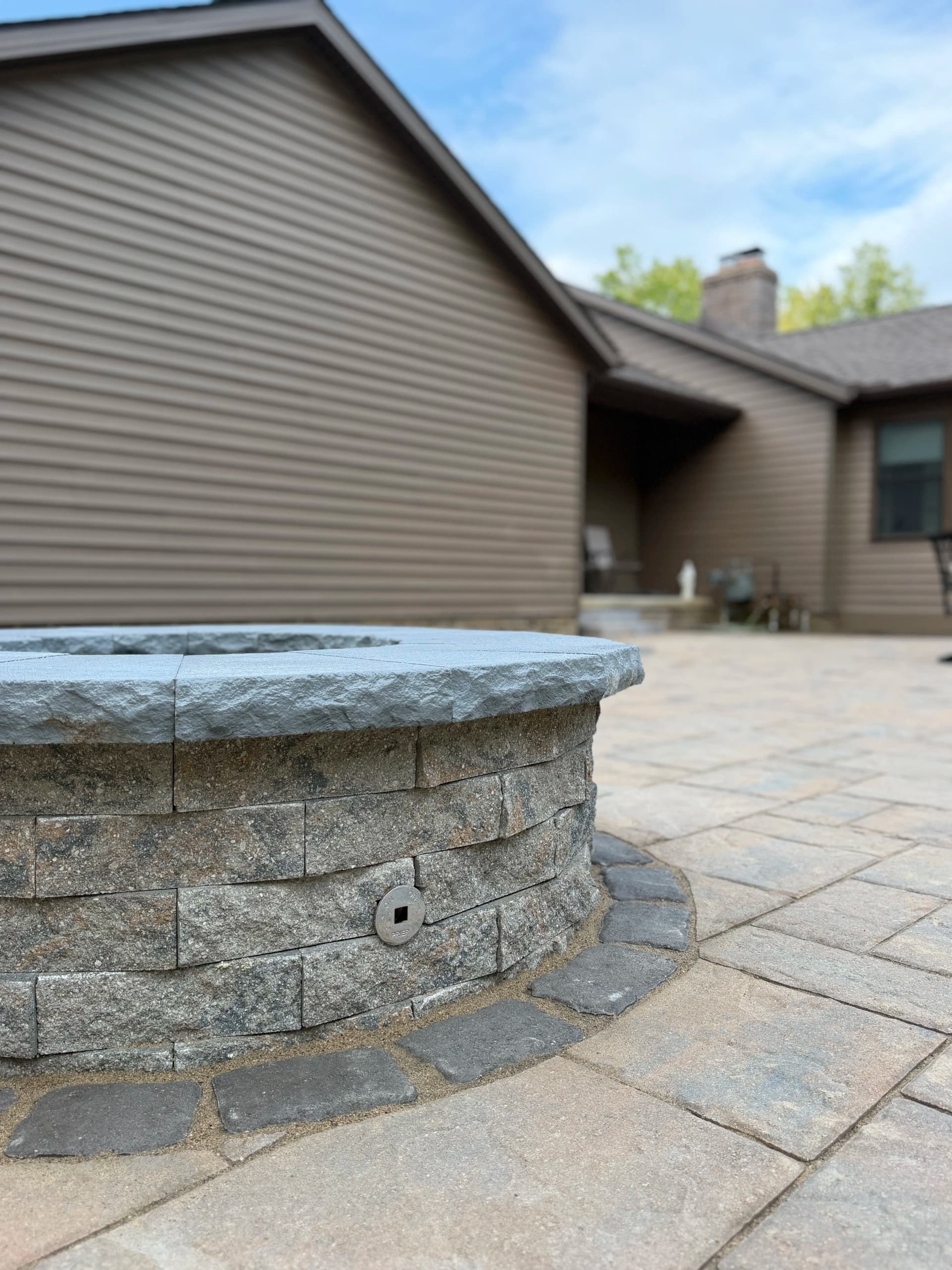 Gallery photos for Backyard Patio and Gas Fire Pit Built to Last: Image #1