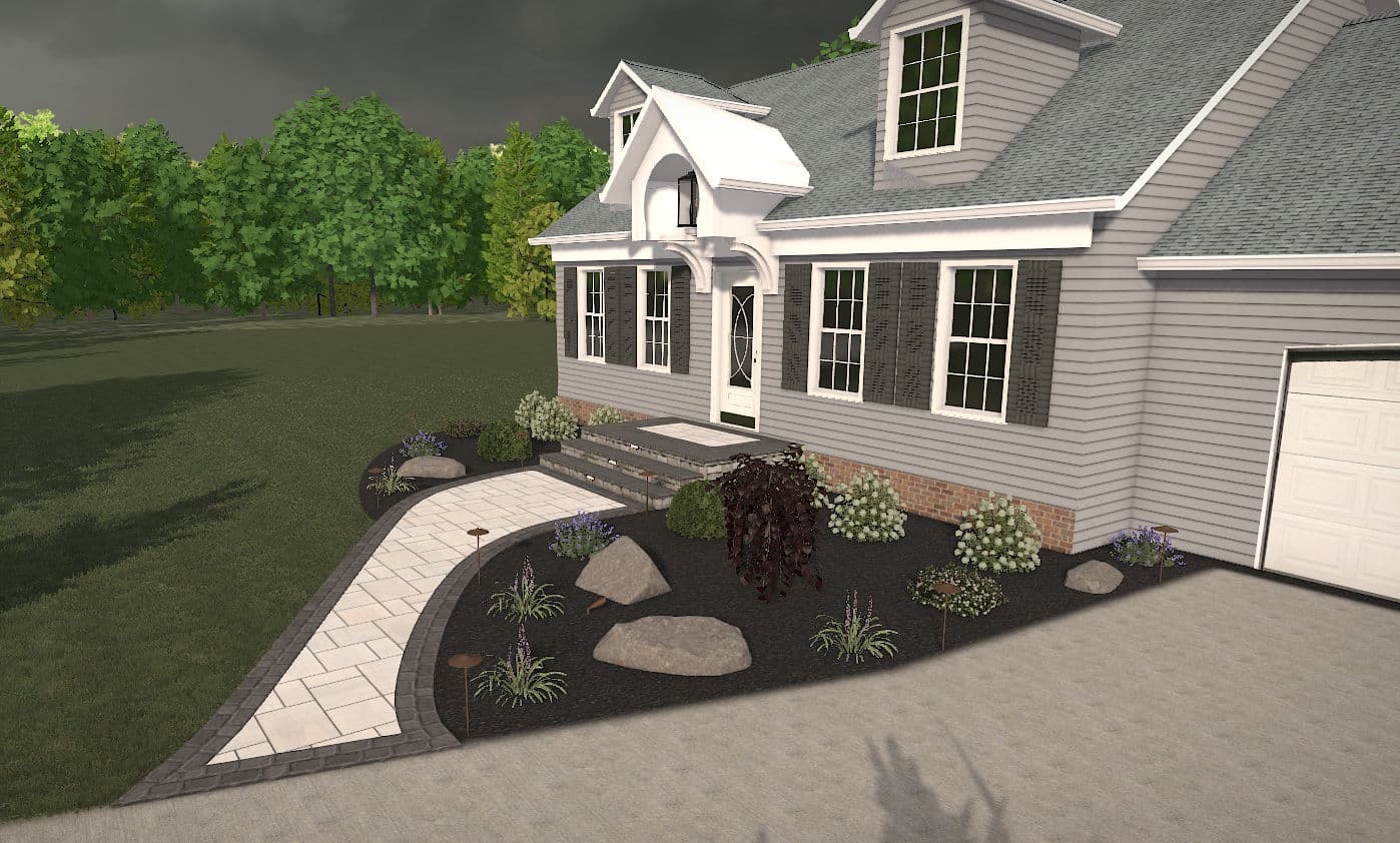 Gallery photos for See Your Yard Before We Break Ground with 3D Design: Image #1