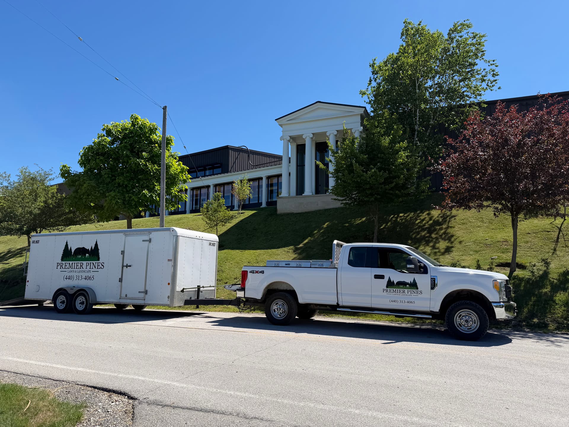 Weekly Commercial Lawn Maintenance at Hardwood Lumber Company image
